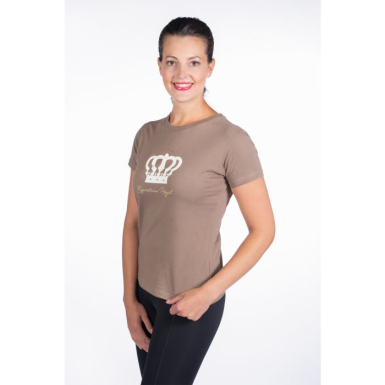 HKM Lavender Bay Crown T-Shirt (Ladies) Taupe